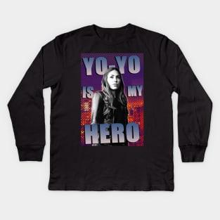 Yo-Yo in Color Kids Long Sleeve T-Shirt